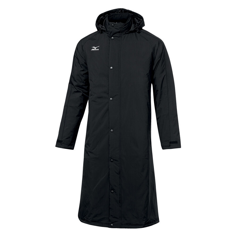 Chaqueta Mizuno Bench Hombre Negras Comprar YTDF-36084